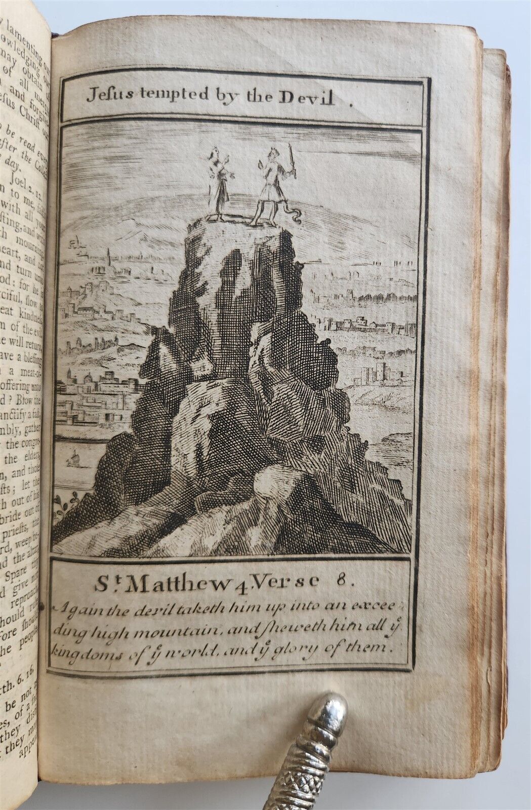 1770 BOOK of COMMON PRAYER & PSALTER in ENGLISH antique ORIGINAL BINDING