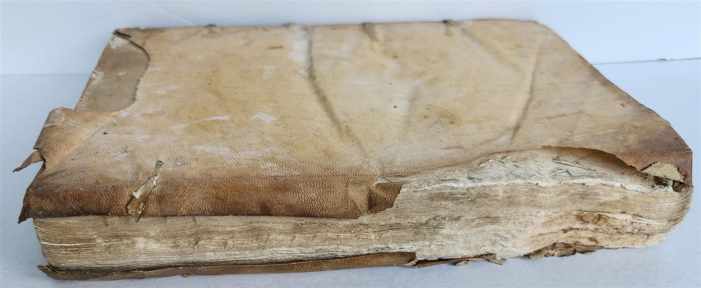 1567 CANON LAW antique 16th CENTURY FOLIO vellum binding Decisiones Canonicae