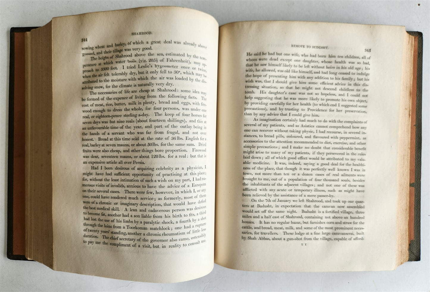 1825 NARRATIVE of a JORNEY INTO KHORSAN in the years 1821 & 1822 antique w/ MAP