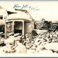 TRAIN WRECKAGE STORM 1912 RAILWAY railroad ANTIQUE REAL PHOTO POSTCARD RPPC
