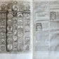 1677 LIVES of ROMAN POPES 4 FOLIO VOLUMES FULLY ILLUSTRATED antique in LATIN