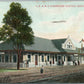 ASHTABULA OH RAILROAD STATION RAILWAY DEPOT ANTIQUE POSTCARD