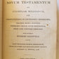 1842 BIBLE in GREEK NEW TESTAMENT antique Philadelphia AMERICANA w/ MAP