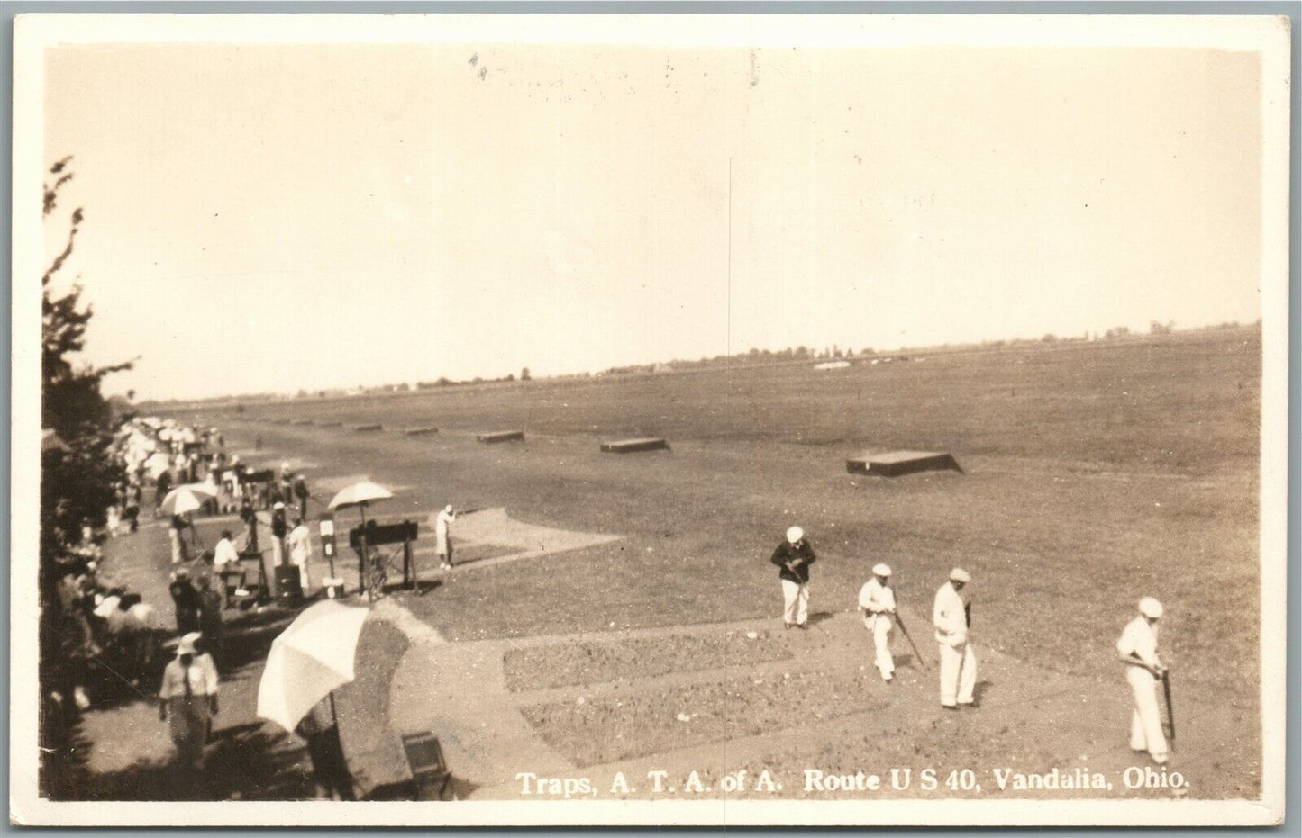 VANDALIA OH HI-WAY INN TRAPS VINTAGE REAL PHOTO POSTCARD RPPC