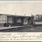 IVYLAND PA BUCKS CO. VIEWS ARNOLD BROTHERS RAILROAD STATION ANTIQUE POSTCARD