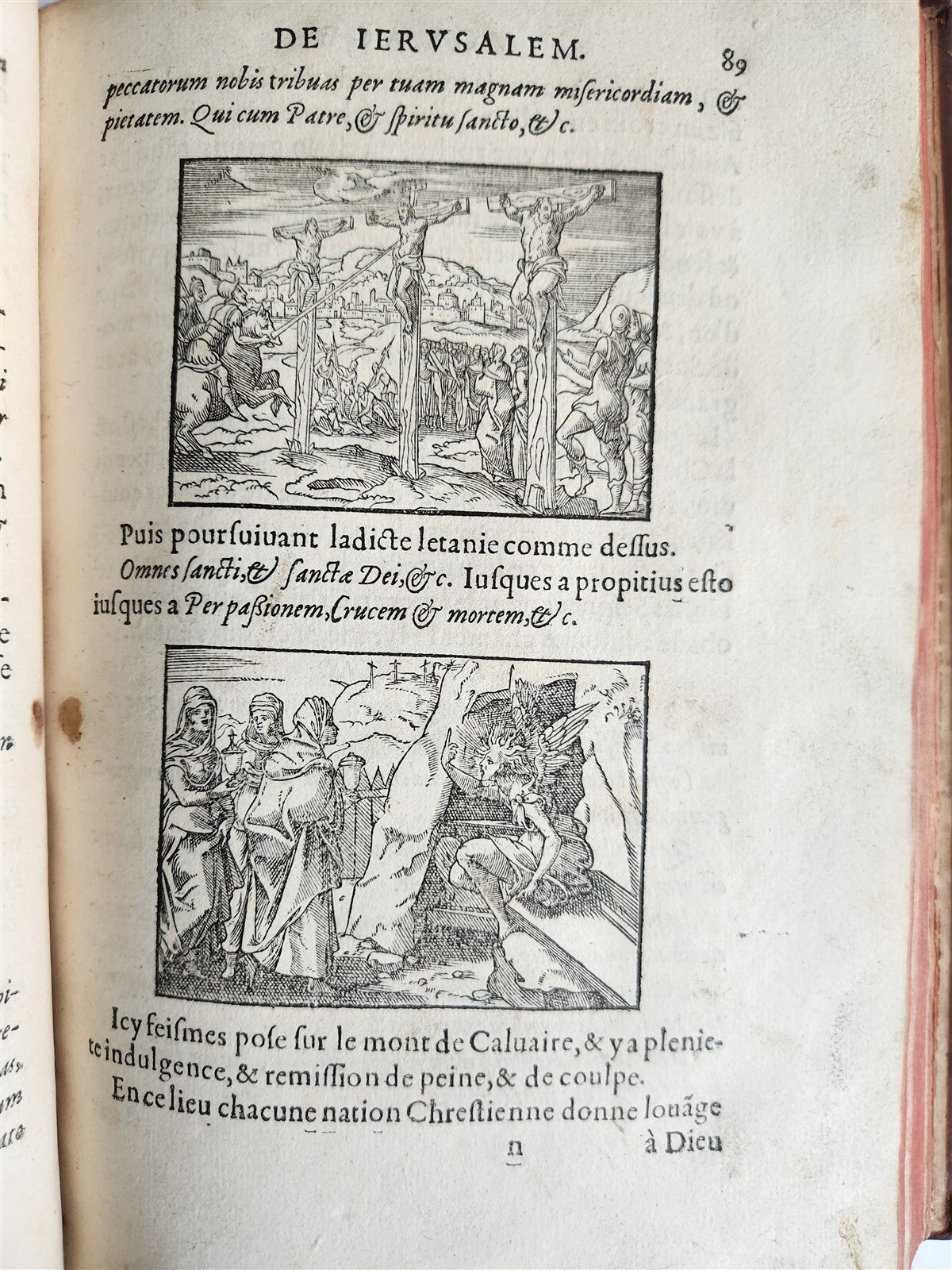 1573 VOYAGE to JERUSALEM & HOLY LAND PLACES antique FULLY ILLUSTRATED w/ MAPS