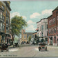 ATTLEBORO MA NORTH MAIN STREET ANTIQUE POSTCARD