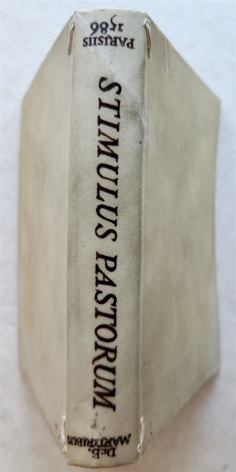 1586 STIMULUS PASTORUM by BARTHOLOMAEUM A MARTYRIBUS antique 16TH century