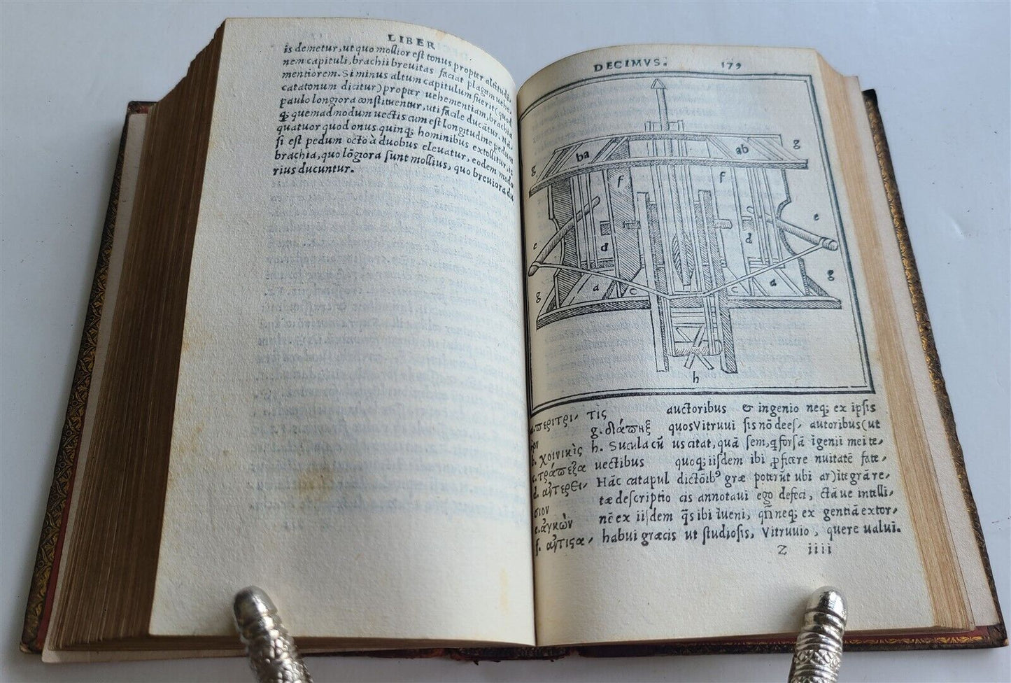 1513 VITRUVIUS ILLUSTRATED antique POST-INCUNABULA rare 16th CENT. architecture