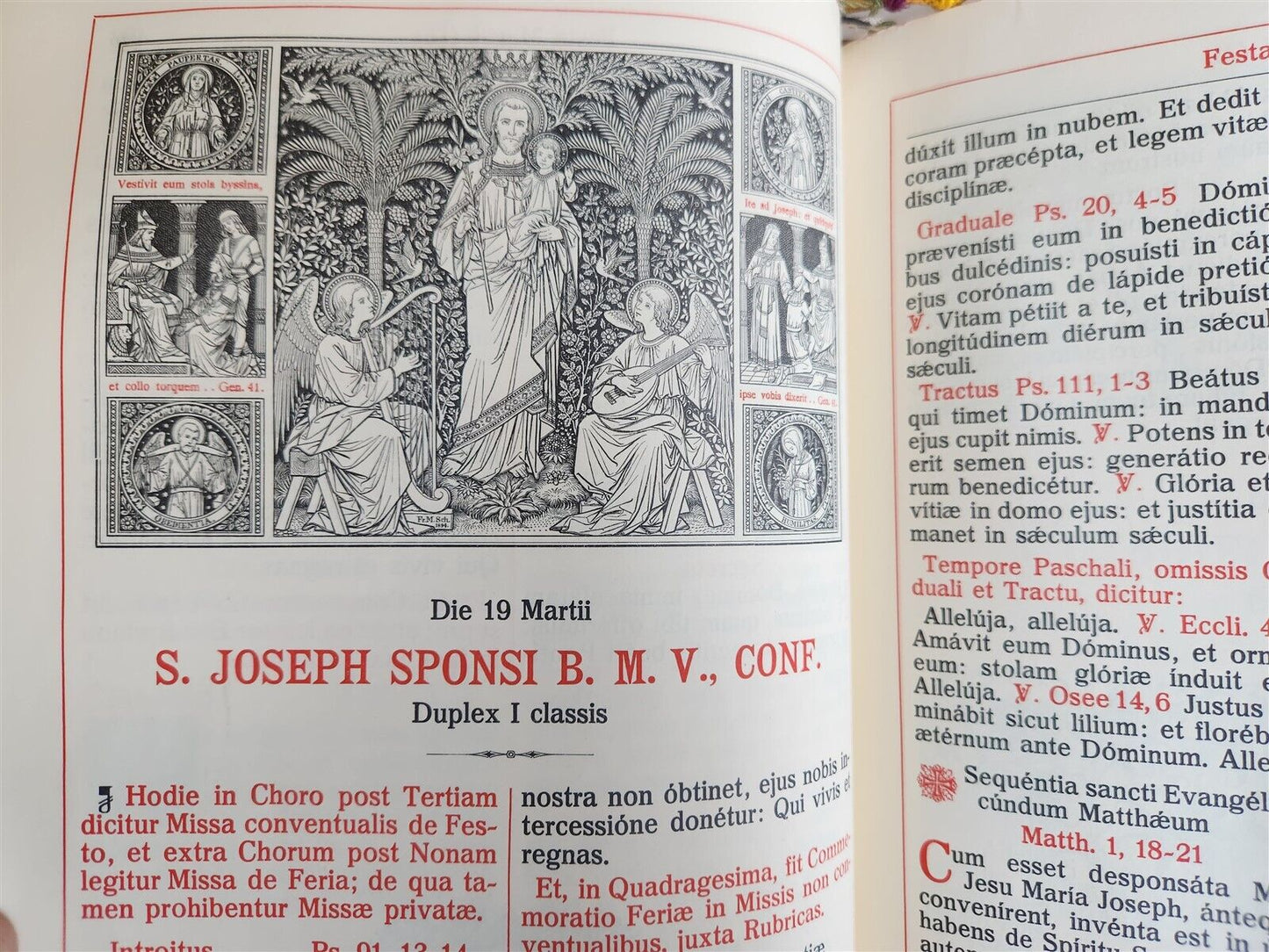 1929 MISSALE ROMANUM antique MASSIVE FOLIO FINE LEATHER BINDING