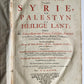 1677 TRAVELS to PALESTINE SYRIA & HOLY LAND antique FOLIO ILLUSTRATED w/ MAPS