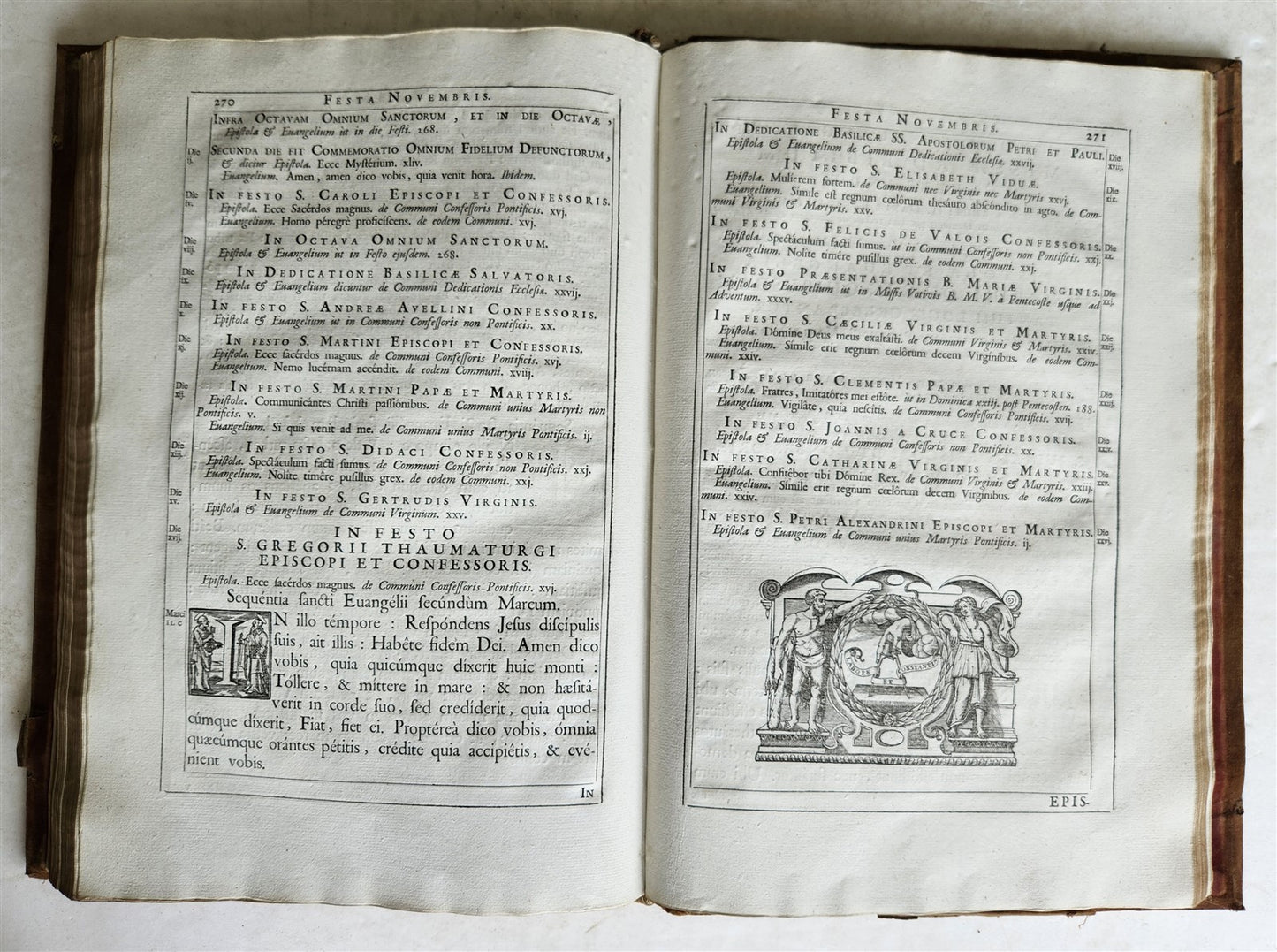 1781 PLANTIN Epistolae et Euangelia MISSAL antique LARGE FOLIO