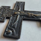 RUSSIAN BRONZE CRUSIFIX ICON 18th/19th CENTURY antique CROSS