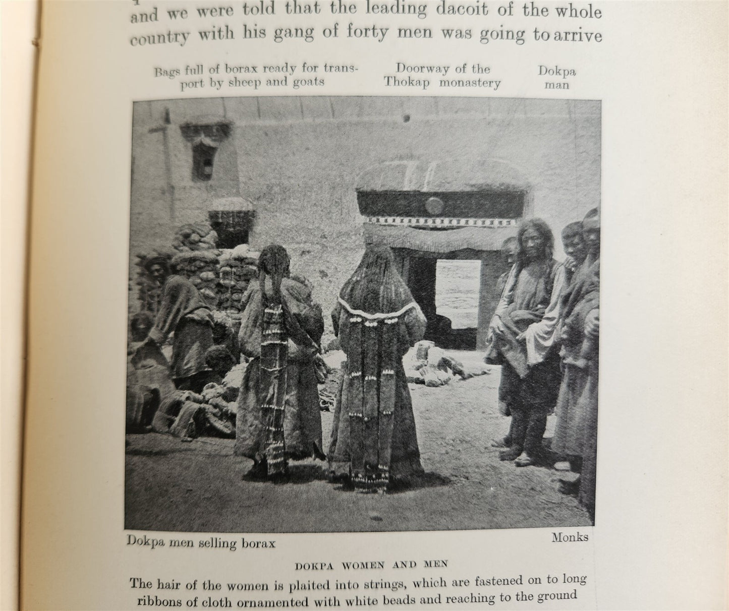 1906 WESTERN TIBET AND BRITISH BORDERLAND antique ILLUSTRATED