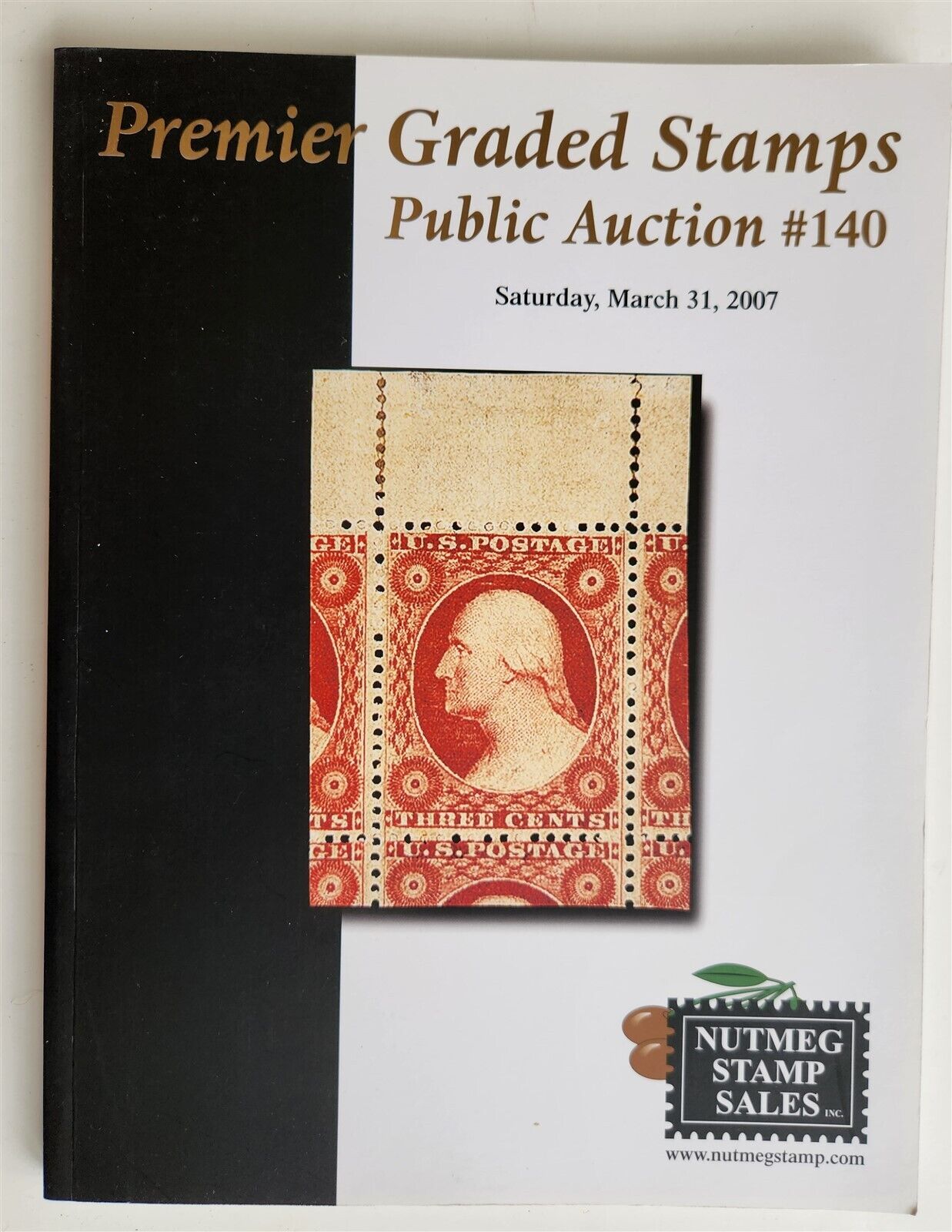 PHILATELIC STAMPS NUTMEG AUCTION CATALOG # 140 2007