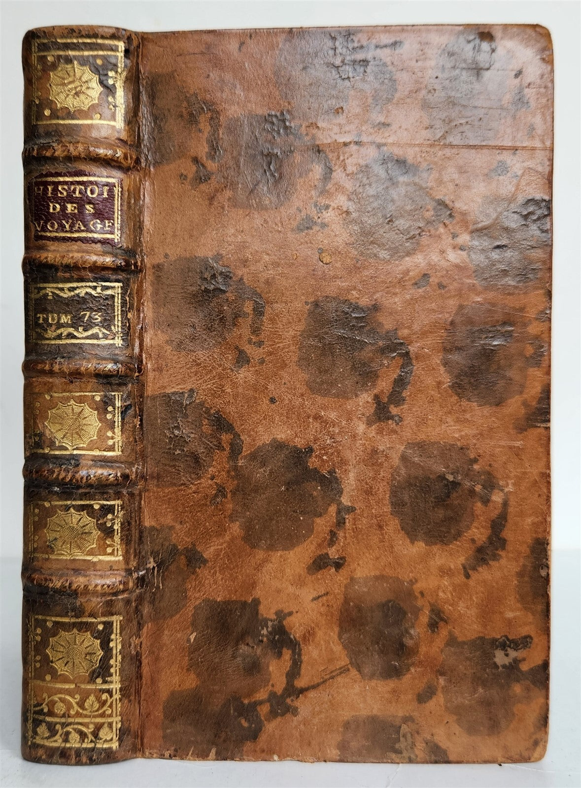 1770 HISTOIRE des VOYAGES illustrated v.73 TRAVELS to GREENLAND antique