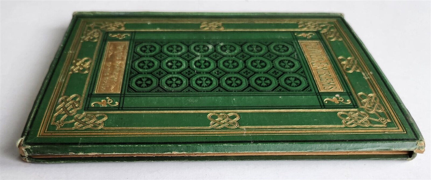 1871 FLOWER EMBLEMS ILLUSTRATED antique in ENGLISH