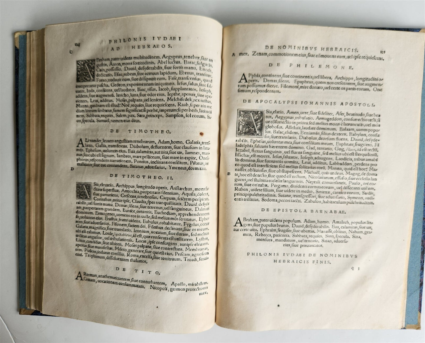 1527 POST-INCUNABULA PHILO of ALEXANDRIA antique Philonis Iudaei JUDAICA