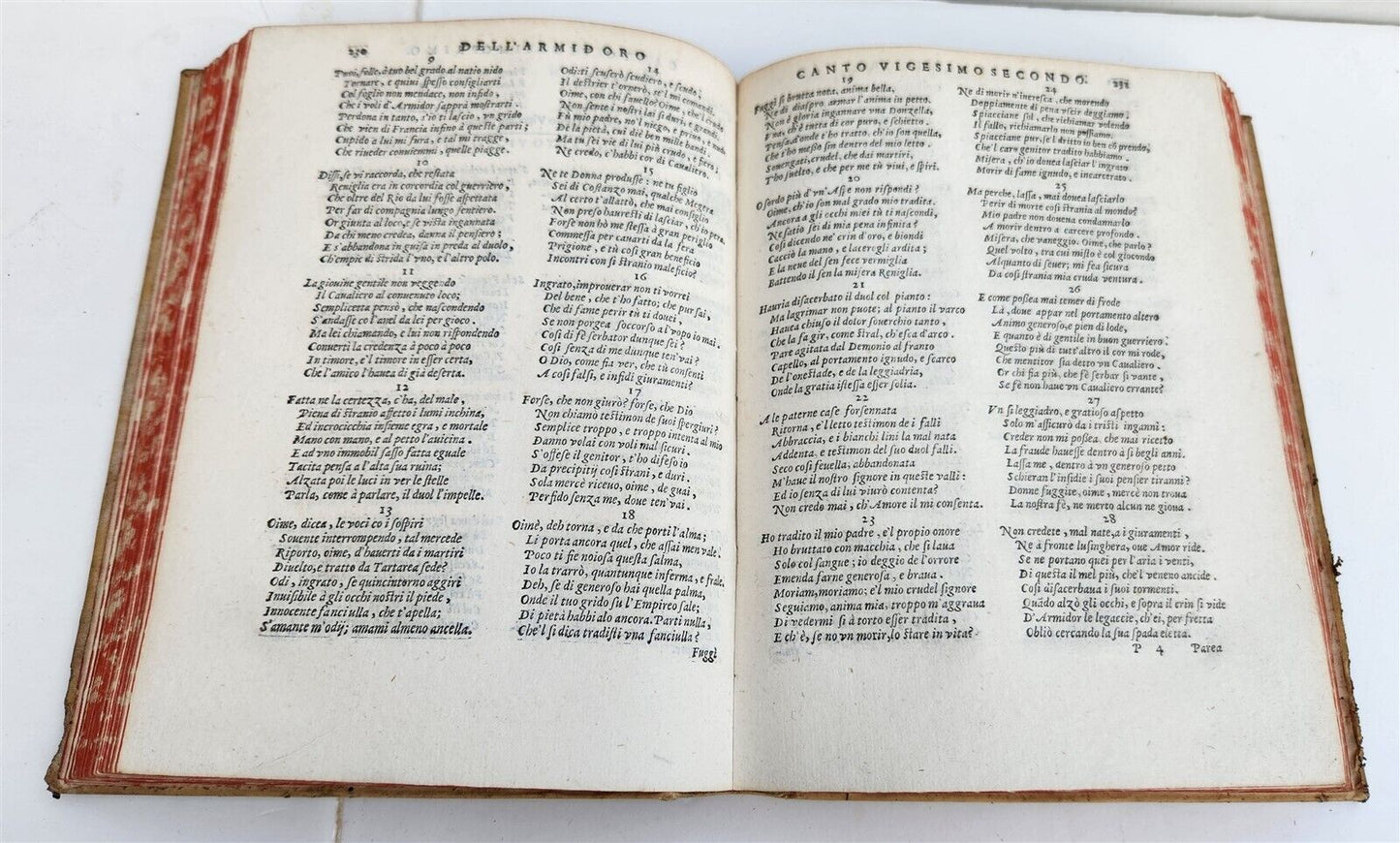 1611 LO ARMIDORO di GIOVANNI SORANZO antique ITALIAN POETRY VELLUM BINDING