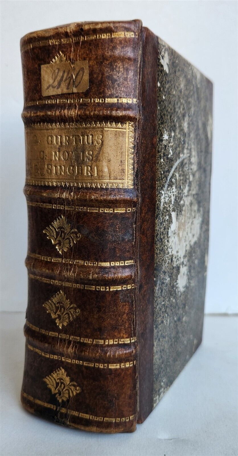 1757 LIFE of ALEXANDER THE GREAT by Curtius Rufus antique ILLUSTRATED w/ MAP
