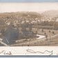 BROCKWAYVILLE PA PANORAMIC VIEW ANTIQUE REAL PHOTO POSTCARD RPPC