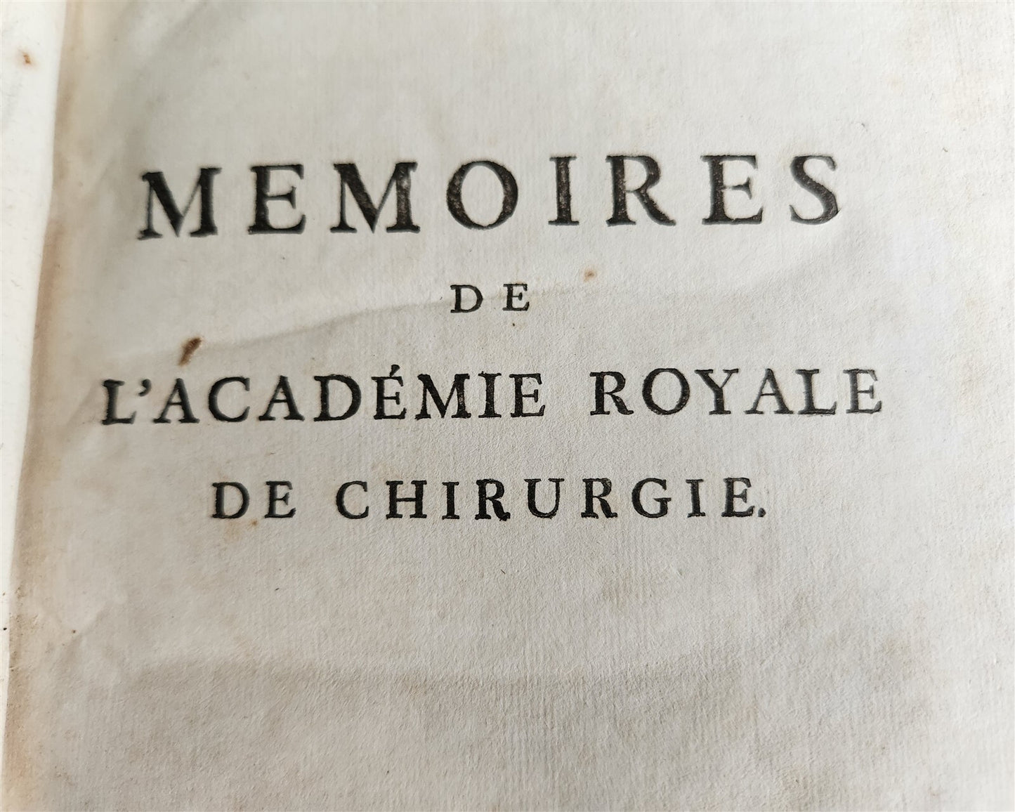 1757 SURGERY ANATOMY ILLUSTRATED antique Memoires l'Academie Royale de Chirurgie