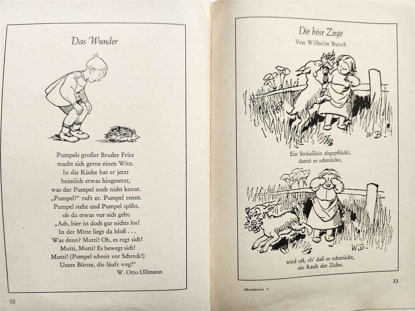 1951 CHILDREN BOOK in GERMAN vintage ILLUSTRATED THIENEMANNS SCHATZASTLEIN