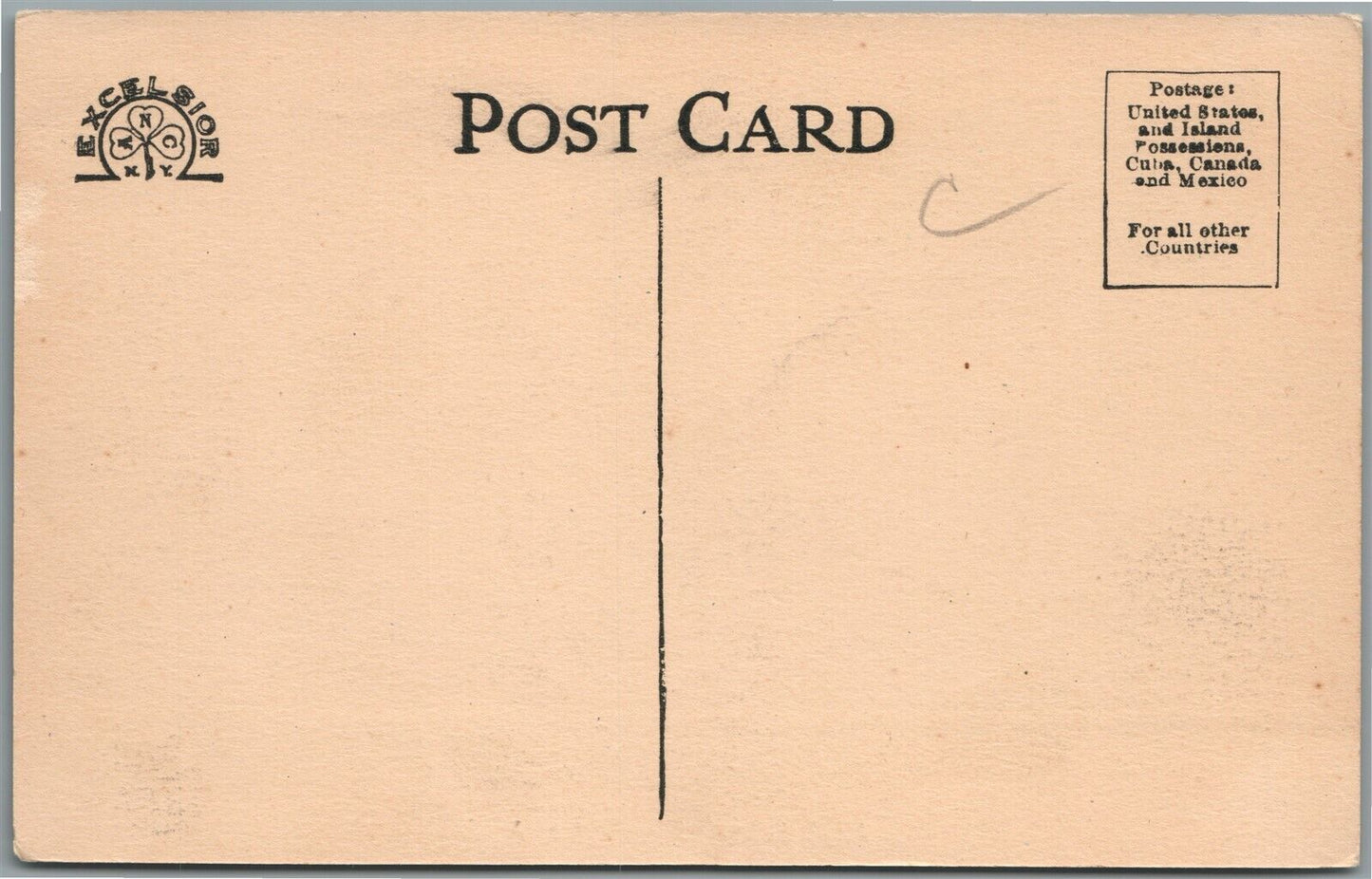 FLEMINGTON NJ HIGH SCHOOL ANTIQUE POSTCARD