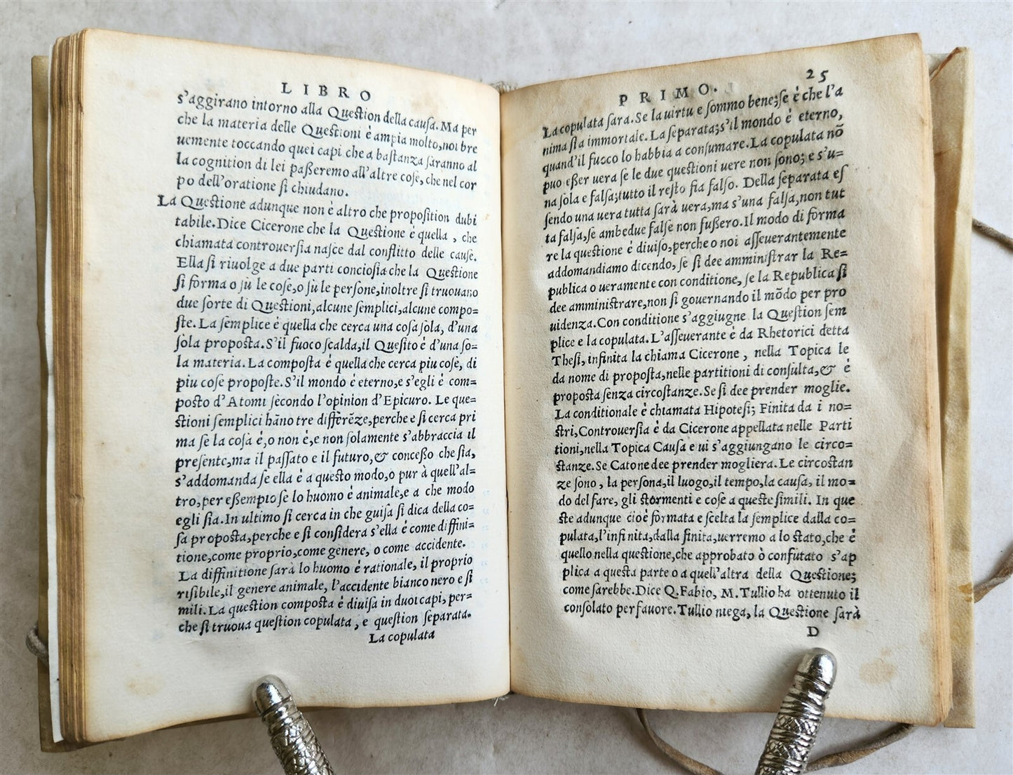 1546 ART of ORATORY by FRANCESCO SANSOVINO antique 16th CENTURY in Italian