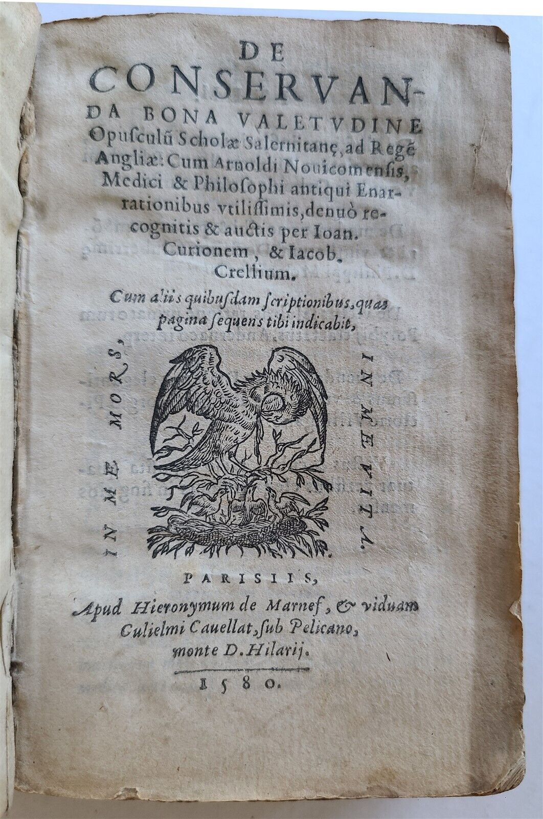 1580 COLLECTION of DIETARY ADVICE & RULES of CONDUCT antique by A. de Villanova