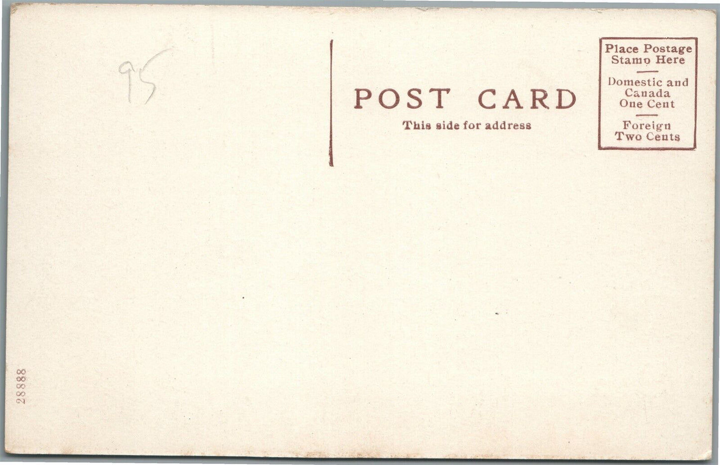 BANGOR PA BROADWAY ANTIQUE POSTCARD