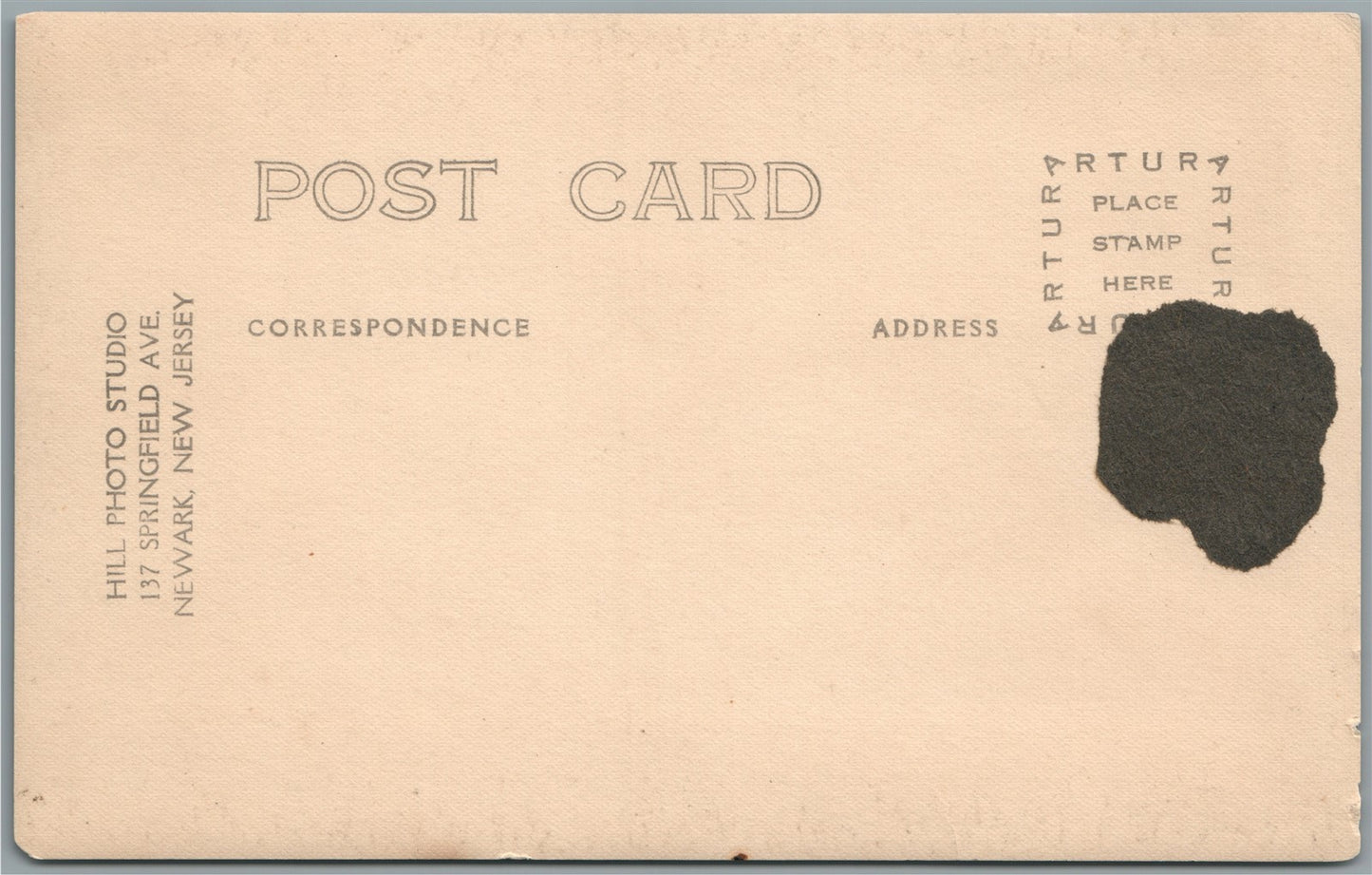 NEWARK NJ DANCING GIRL ANTIQUE REAL PHOTO POSTCARD RPPC