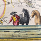1640 MAP of RHINE RIVER REGION NETHERLANDS by WILLEM BLAEU antique AUTHENTIC