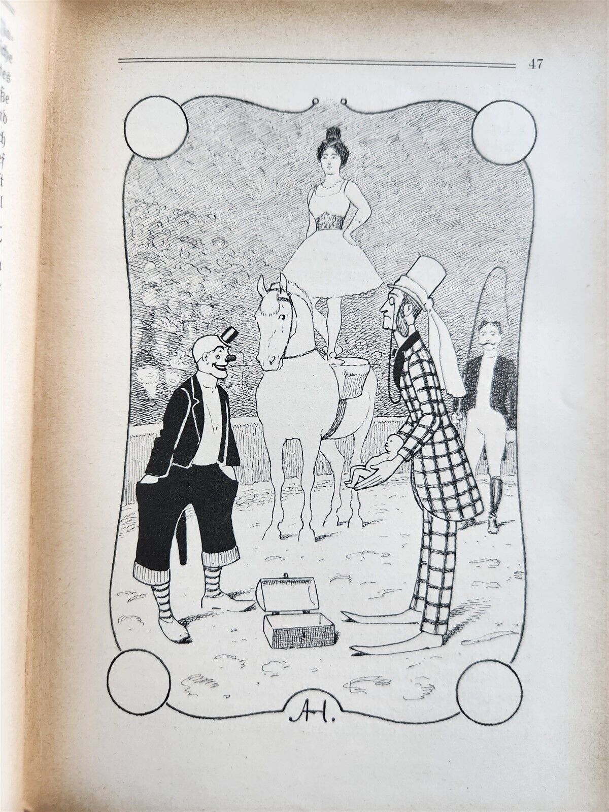 1900s ILLUSTRATED GERMAN CHILDREN BOOK antique FAIRYTALE LAND OF ANIMALS