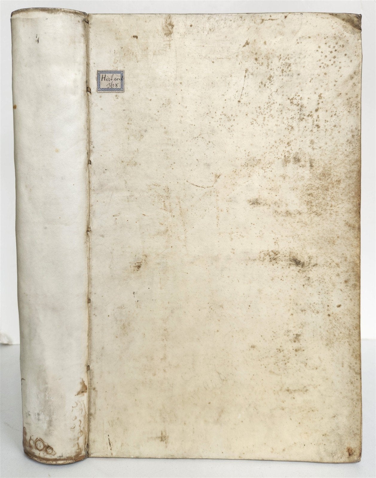 1709 HISTORIA ECCLESIASTICA VELLUM BOUND FOLIO antique