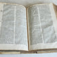 1716 COMMENTARIA in PROVERBIA SALOMONIS PIGSKIN BOUND FOLIO w/ CLASPS antique