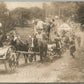 MIDDLEDOURNE WV 4th JULY PARADE ANTIQUE REAL PHOTO POSTCARD RPPC