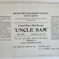 LAKE WINNIPESAUKEE NH UNCLE SAM MAIL STEAMER antique ILLUSTRATED BOOKLET