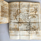 1741 UNIVERSAL HISTORY 7 VOLUMES antique ILLUSTRATED w/ MAPS in ITALIAN vellum