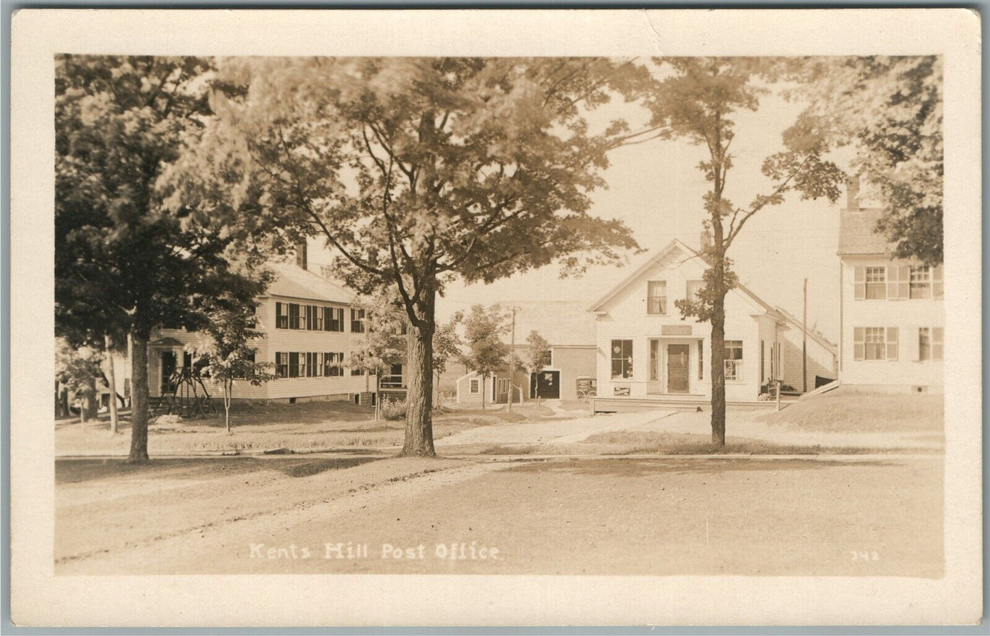 KENT HILL MN POST OFFICE ANTIQUE REAL PHOTO POSTCARD RPPC