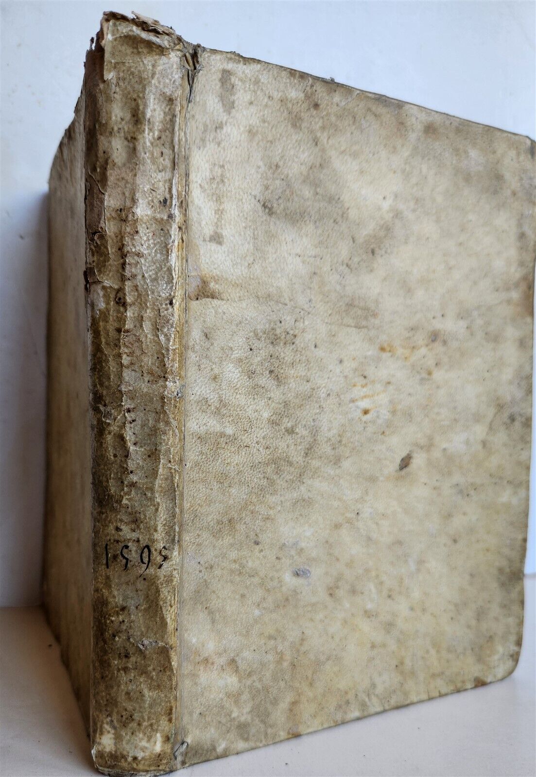 1595 CATERINA (of SPAIN) MARTIRIZATA POEMA SACRO antique VELLUM POETRY 16th CENT