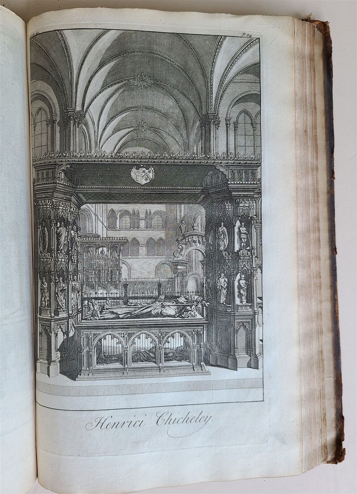 1755 DESCRIPTION HISTORY of CANTERBURY & YORK CHURCHES antique ILLUSTRATED FOLIO