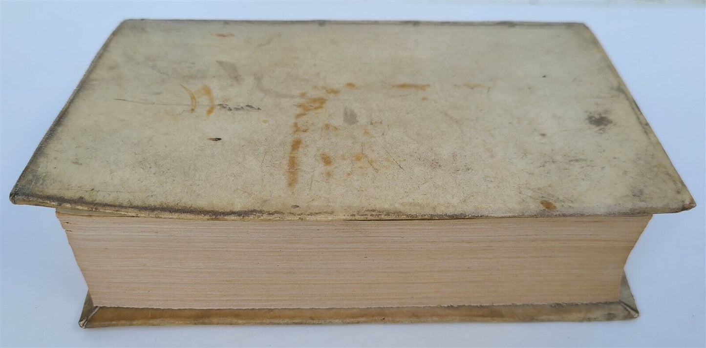 1656 ROMAN EMPERORS ILLUSTRATED Suetonius Tranquillus antique VELLUM BOUND