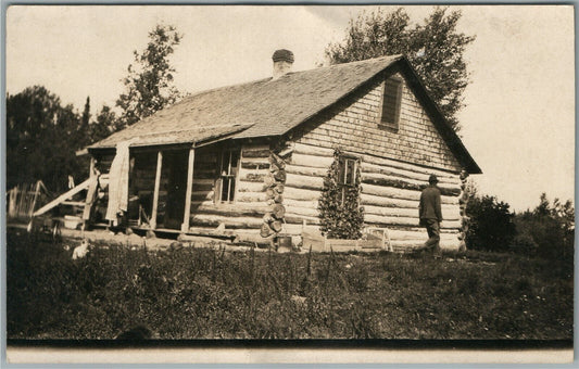 NORTHERN MINNESOTA MN HOME ANTIQUE REAL PHOTO POSTCARD RPPC