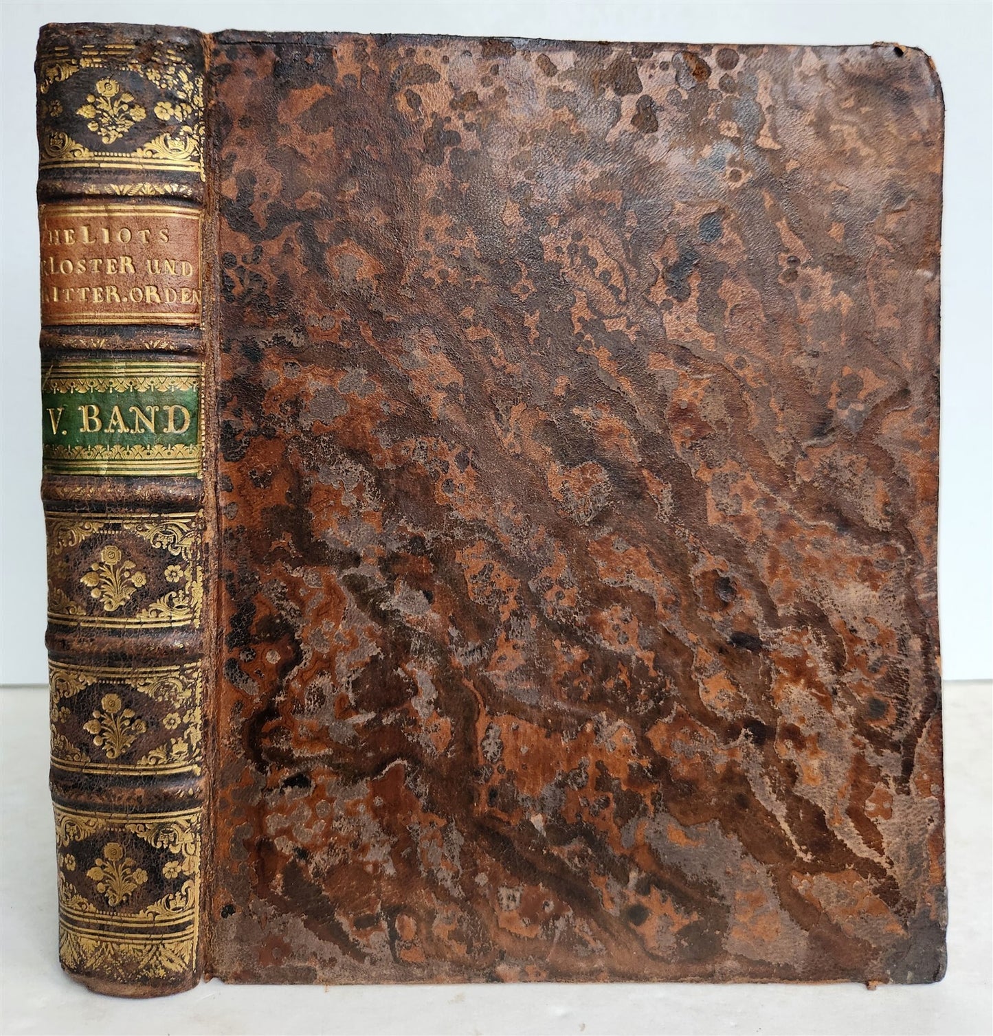 1755 ILLUSTRATED COSTUME HISTORY of MONKS & KNIGHTS for both sexes antique