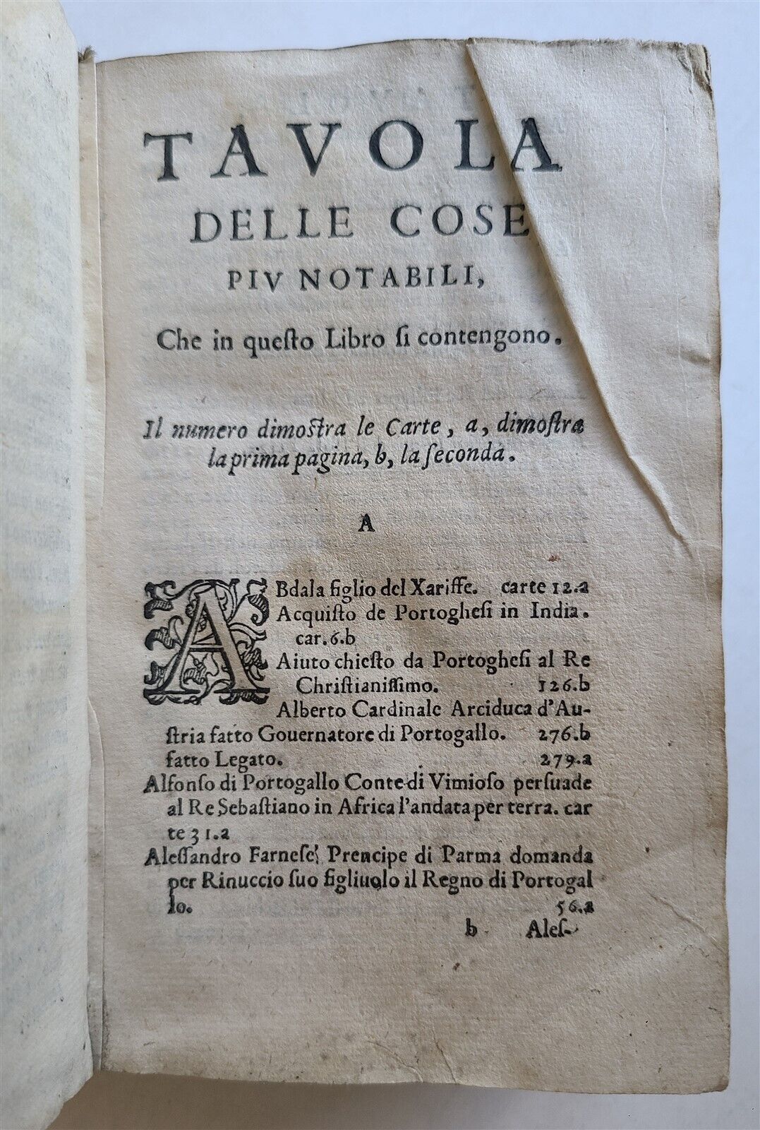 1592 DEL REGNO DI PORTOGALLO ALL CORONA di CASTIGLIA antique HISTORY of PORTUGAL