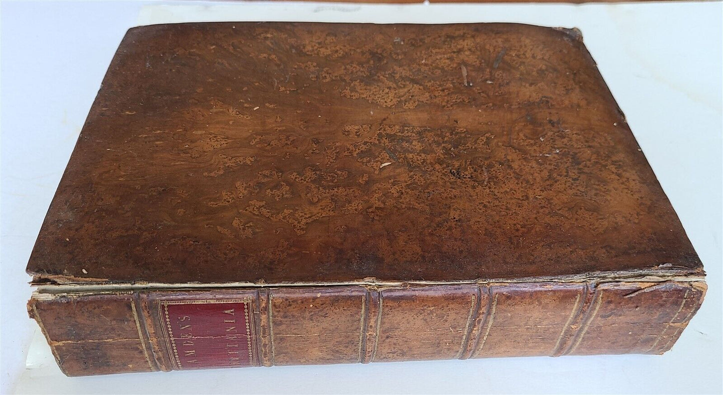 1637 BRITAIN DESCRIPTION of England Scotland Ireland antique ILLUSTRATED 48 MAPS