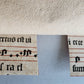 INCUNABULA 15th CENTURY MISSAL & PSALTER 10 CUT OUT INITIALS antique