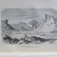 1859 AFRICA TRAVELS antique ILLUSTRATED Les Bassoutos ou vingt-trois annees