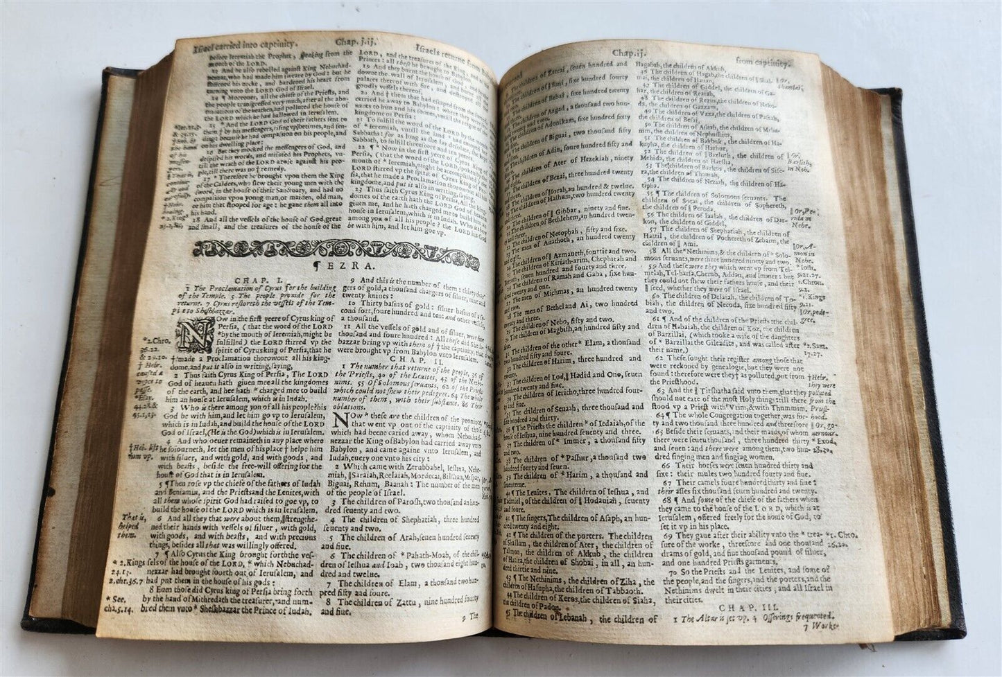 1632 BIBLE in ENGLISH antique Old & New Testament LONDON - ROBERT BARKER